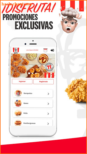 Kfc El Salvador screenshot