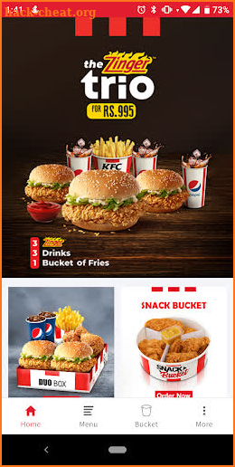 KFC Pakistan screenshot