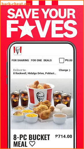 KFC Philippines screenshot