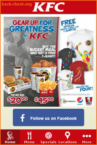 KFC St. Lucia screenshot