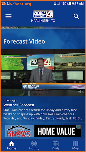 KGBT WX screenshot