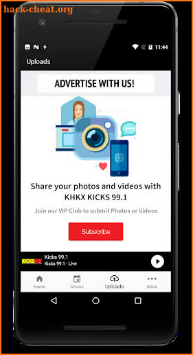 KHKX KICKS 99.1 screenshot