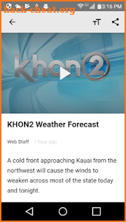 KHON2 WX - Radar & Forecasts screenshot