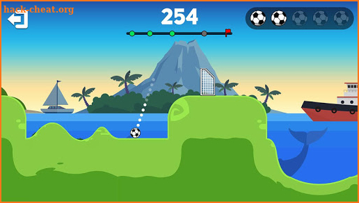 Kick Ball Goal-Fling Soccer screenshot