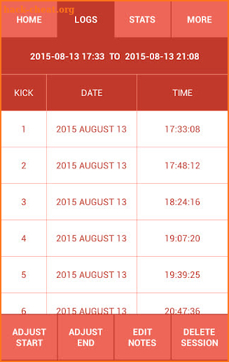 Kickme - Baby Kicks Counter screenshot