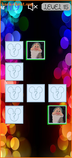 Kid Movie Matching Memory Game screenshot