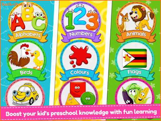 Kiddo Learn: All in One Preschool Learning Games screenshot