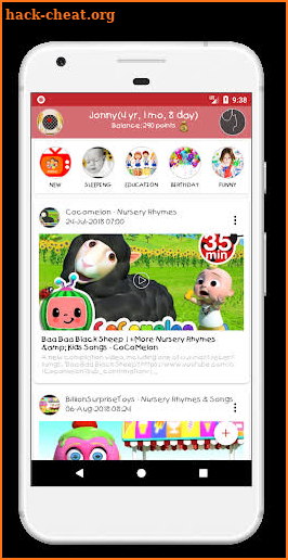 kiddu-kids video songs application, kids drawing screenshot