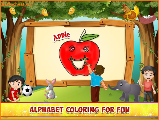 Kids Alphabet Tracing Jigsaw & Color Fun screenshot