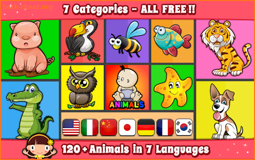 Kids Animal Sounds Baby Games screenshot