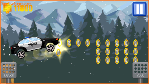 Kids car: Snow racing screenshot