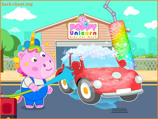 Kids Car Wash Salon: Poppy Unicorn Fun screenshot