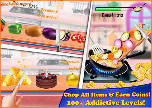 Kids Chef in Kitchen - Yummy Foods Cook Recipe screenshot