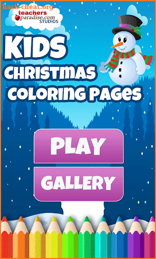 Kids Christmas Coloring Pages screenshot