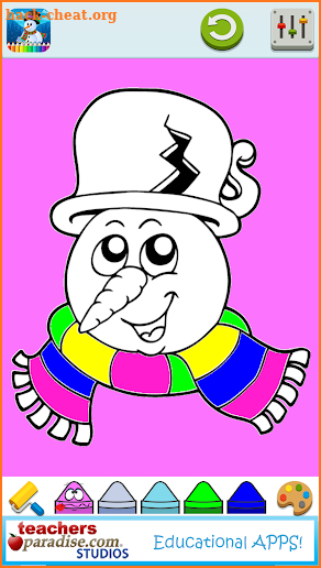 Kids Christmas Coloring Pages screenshot