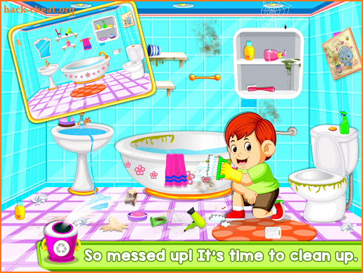 Kids Cleaning Games - My House Cleanup screenshot