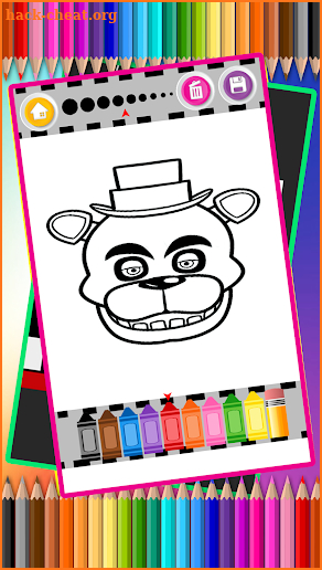 Kids Coloring Book Five Nights screenshot