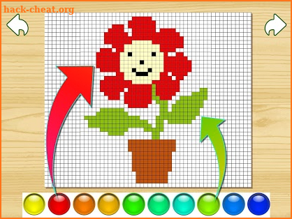 Kids Coloring By Numbers Pixel Art Page screenshot