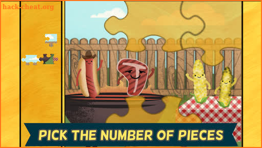 Kids Cute and Fun Food Puzzles screenshot