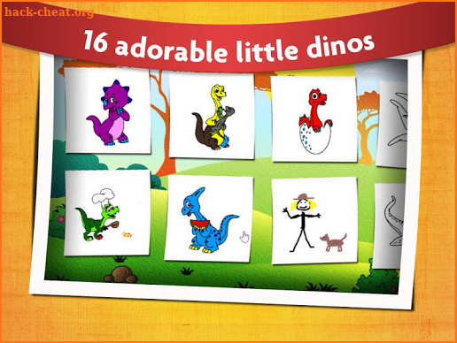 Kids Dinosaur Coloring Pages - Free Dino Game screenshot