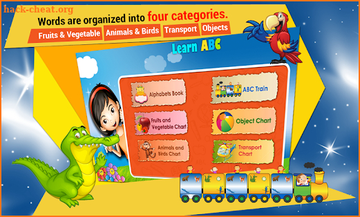 Kids Learn ABC Train screenshot