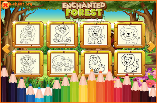 Kids Lion Coloring Book screenshot