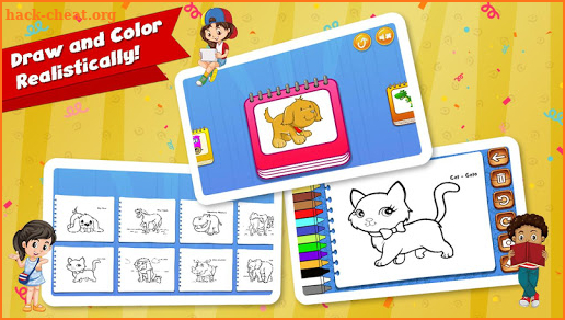 Kids Piano and Color Book screenshot