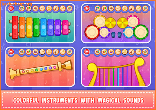 Kids Piano: Animal Sounds & musical Instruments screenshot