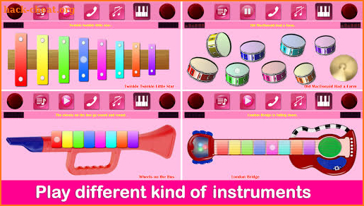 Kids Pink Piano screenshot