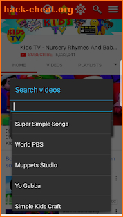 Kids player for YouTube screenshot