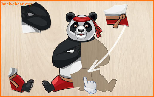 Kids puzzle for preschool education - Panda 🐼 screenshot