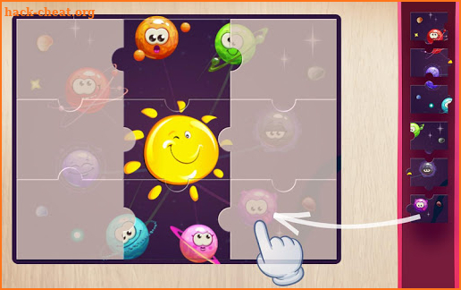 Kids puzzle for preschool education - Space 🌌🚀 screenshot