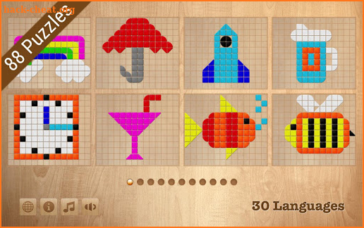 Kids puzzle - Mosaic shapes game screenshot