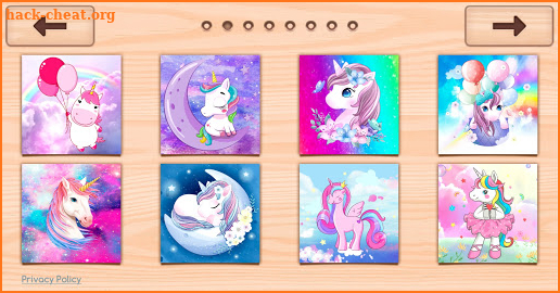 Kids Puzzles Unicorns screenshot