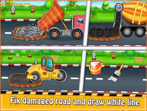 Kids Road Builder - Truck Game screenshot