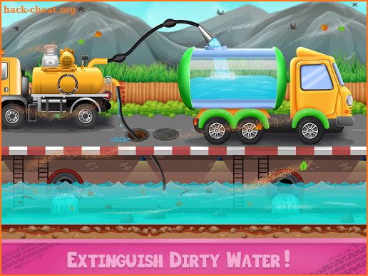 Kids Road Cleaner Rescue Game screenshot