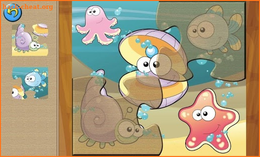 Kids Sea Animals Jigsaw Puzzle screenshot