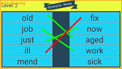 Kids Synonyms Word Learning screenshot