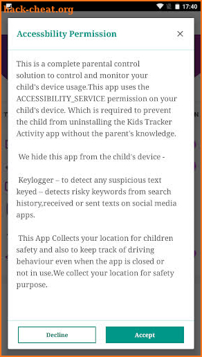 KIDS TRACKING APP PRO screenshot