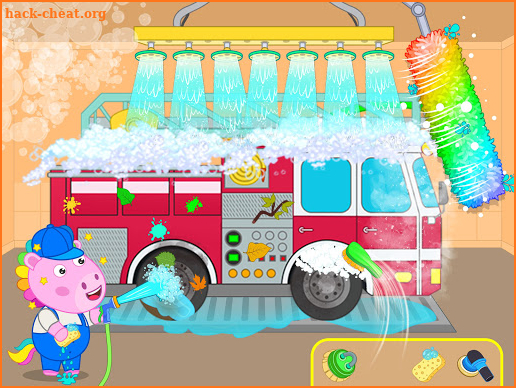 Kids Truck Adventure: Poppy Unicorn Car Wash Game screenshot