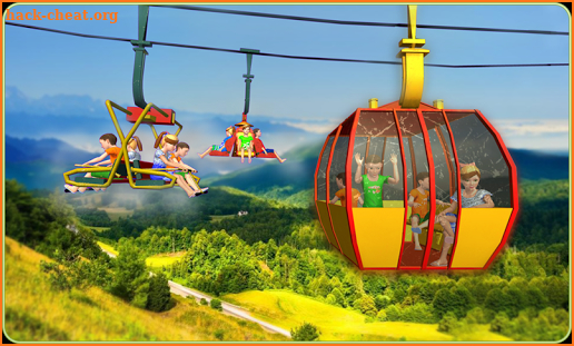 kids uphill chairlift adventure driving simulator screenshot