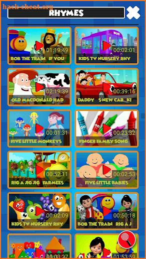 Kids Videos & Nursery Rhymes - Kids First screenshot