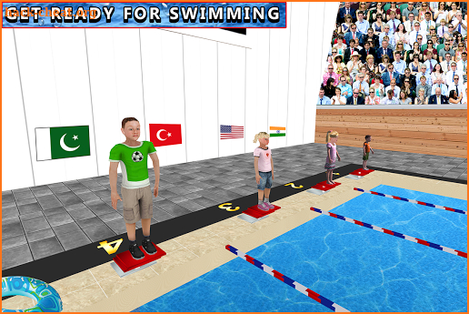 Kids Water Swimming Championship screenshot