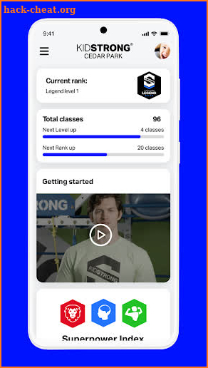 KidStrong Parent screenshot