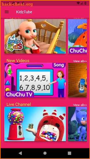 KidzTube: 10,000+ Safe Videos. screenshot