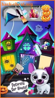 Kiki & Fifi Halloween Salon - Scary Pet Makeover screenshot