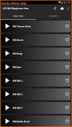 Kill Bill Ringtones free screenshot