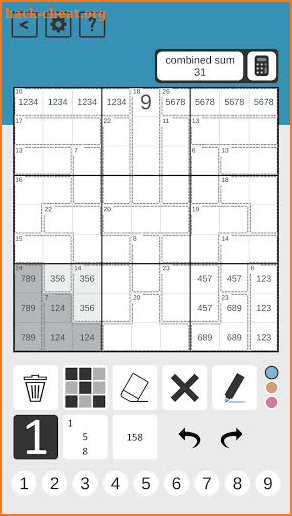 Killer Sudoku screenshot