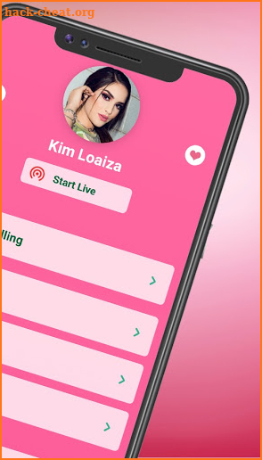 Kim Loaiza Fake call : chat & live prank screenshot