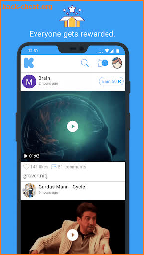 Kimeo - Video App where everyone gets rewarded screenshot
